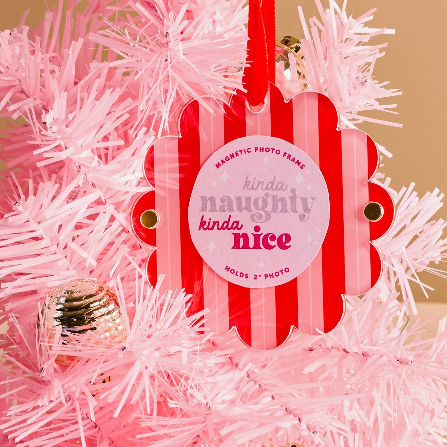 Darling Effect Scalloped Frame Ornament