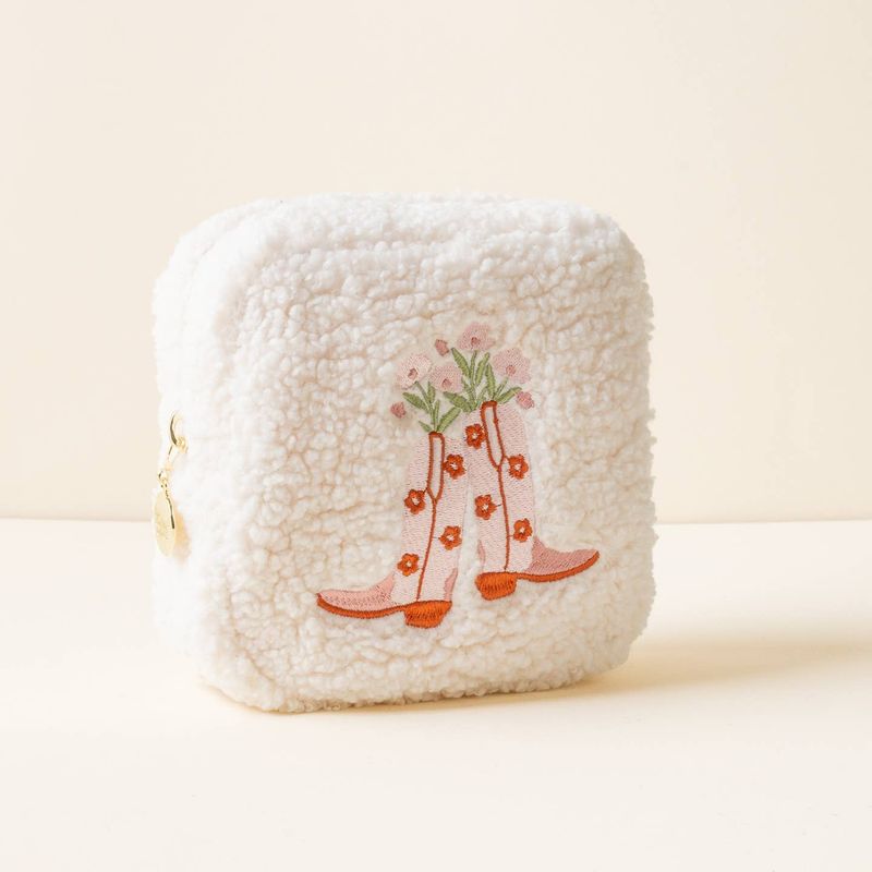 Darling cowgirl boot pouch