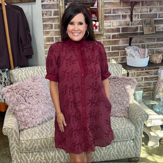 Entro wine dress