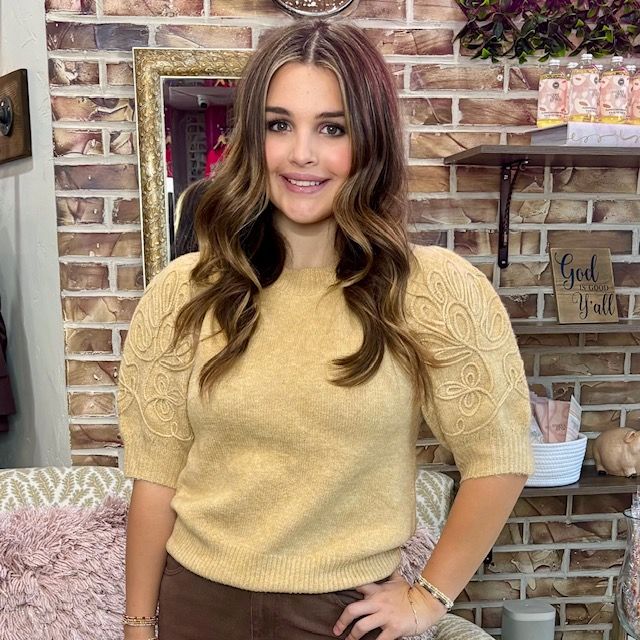 Entro butter yellow sweater