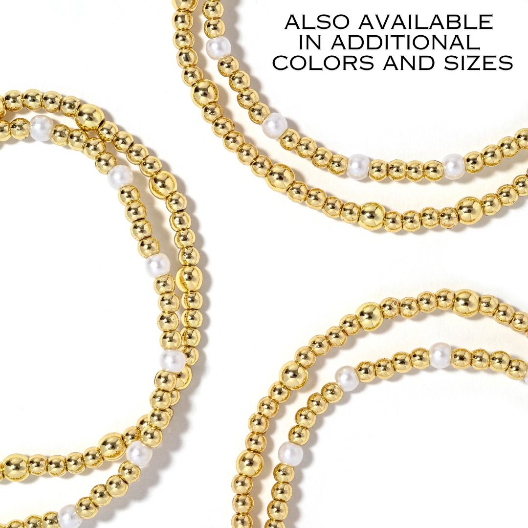 Erimish gold pearl set