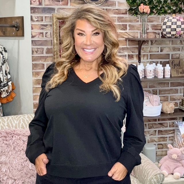 Another Love Sammi V Neck Sweatshirt