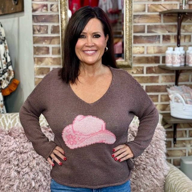 Wooden Ships Cowboy Hat Sweater