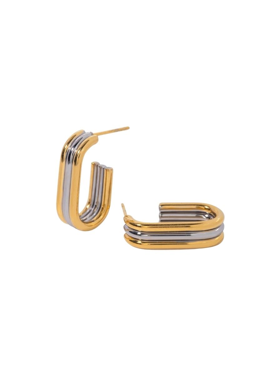 HJane Sandi Mixed Metal Earring