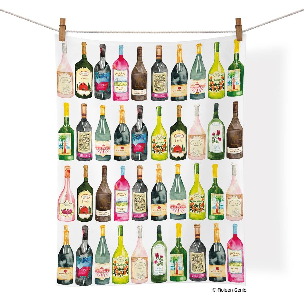 Werkshoppe Wine Cellar Tea Towel