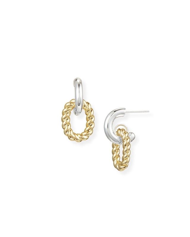 Natalie Wood Legacy Link Earring Gold/Silver