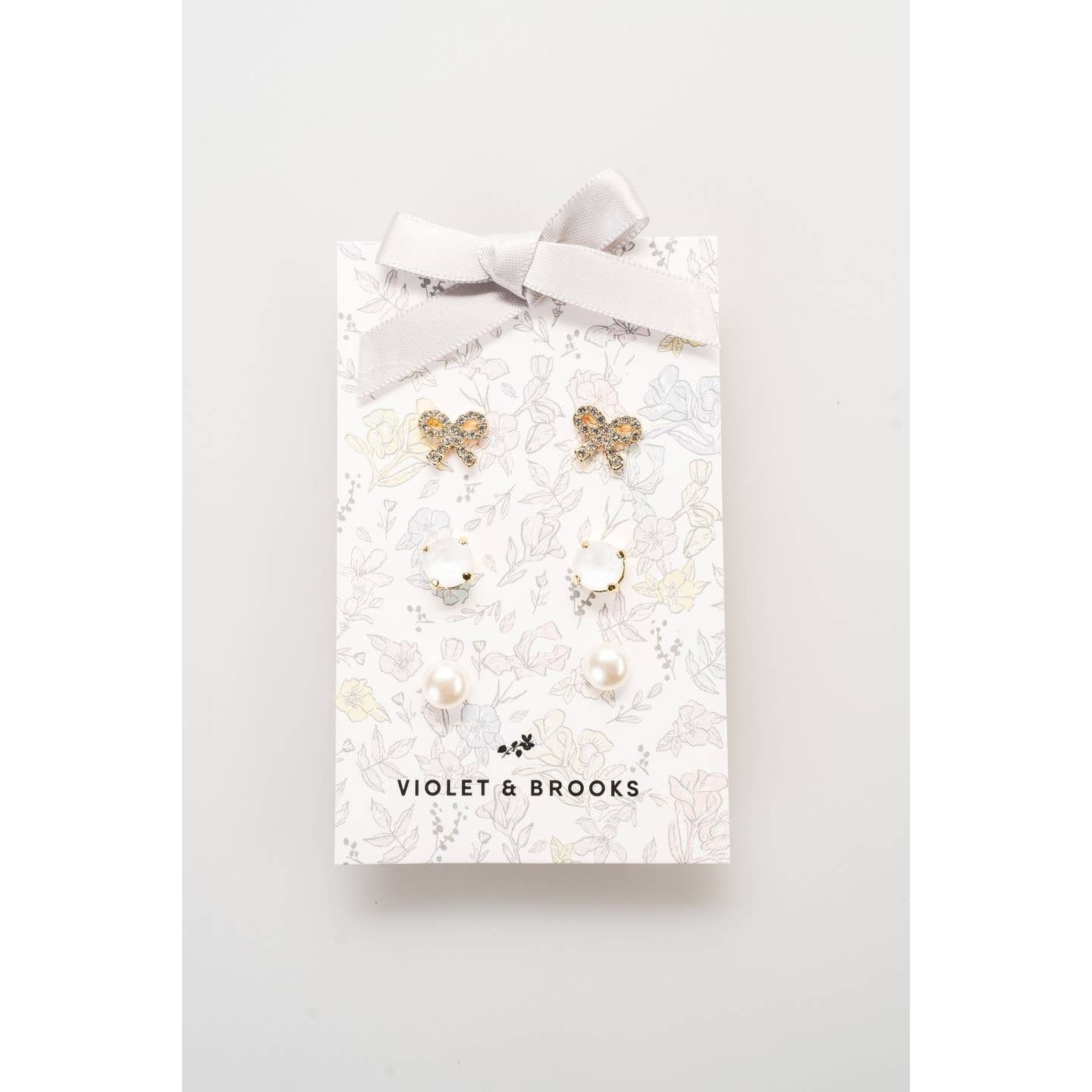 Violet Earring Trio