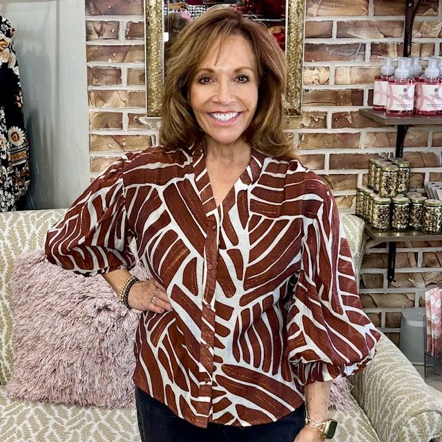 Gigio Animal Button Down Top