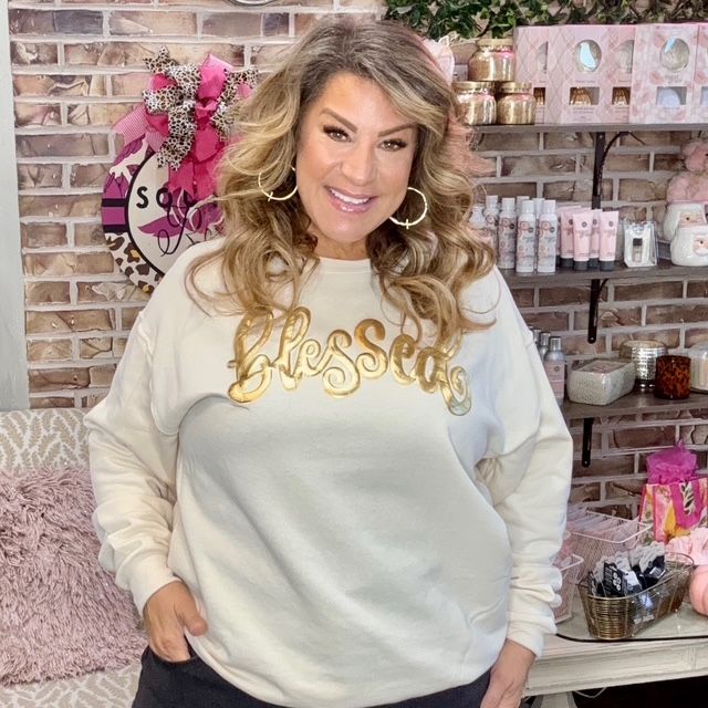 Texas True Threads Blessed Sweatshirt