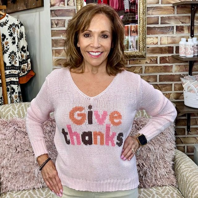 Wooden Ships Give Thanks Sweater