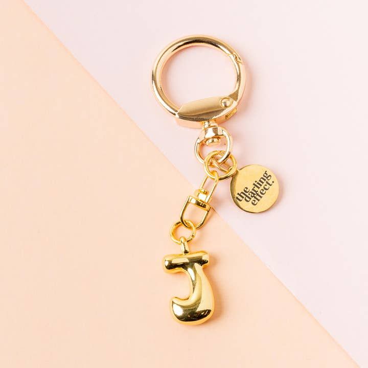 Darling Effect Bubble Letter Keychain