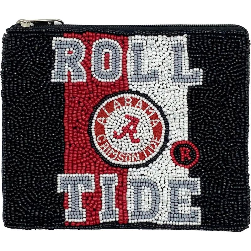 Roll Tide Beaded Pouch
