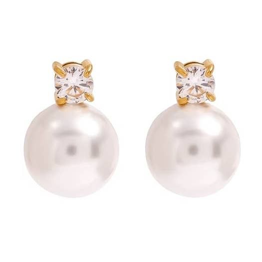 HJane Paige Pearl Studs
