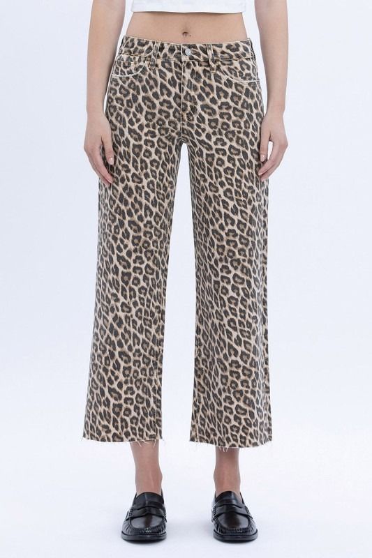 Flying Monkey HR Animal Print Denim