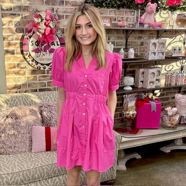 Entro Barbie Pink Mini Dress