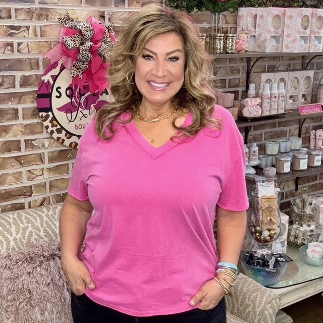 HYFVE Oversized V Neck Tee