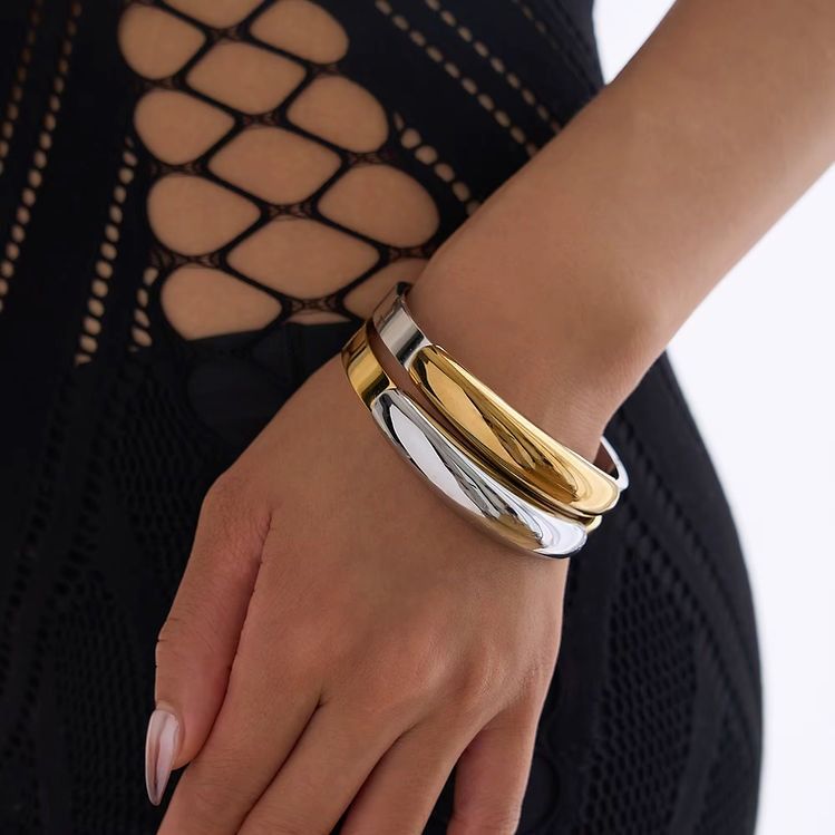 Chansutt Pearls Dual Cuff Bracelet