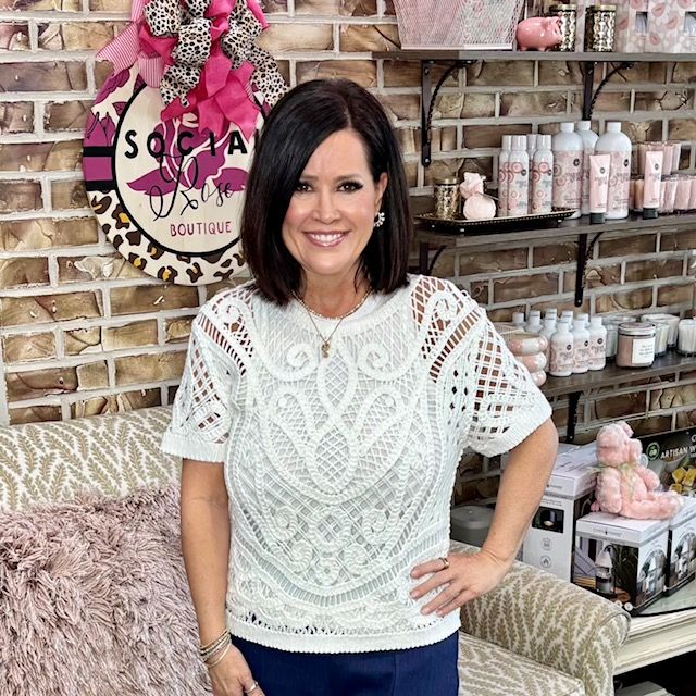 Another Love White Lace Top