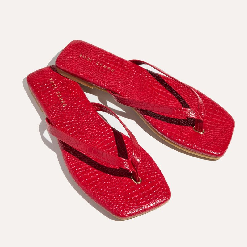 Yosi Mercer Croc Flip Flop