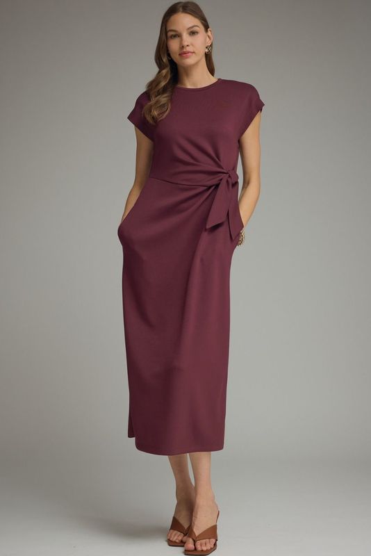 Entro Luxe Tie Front Dress