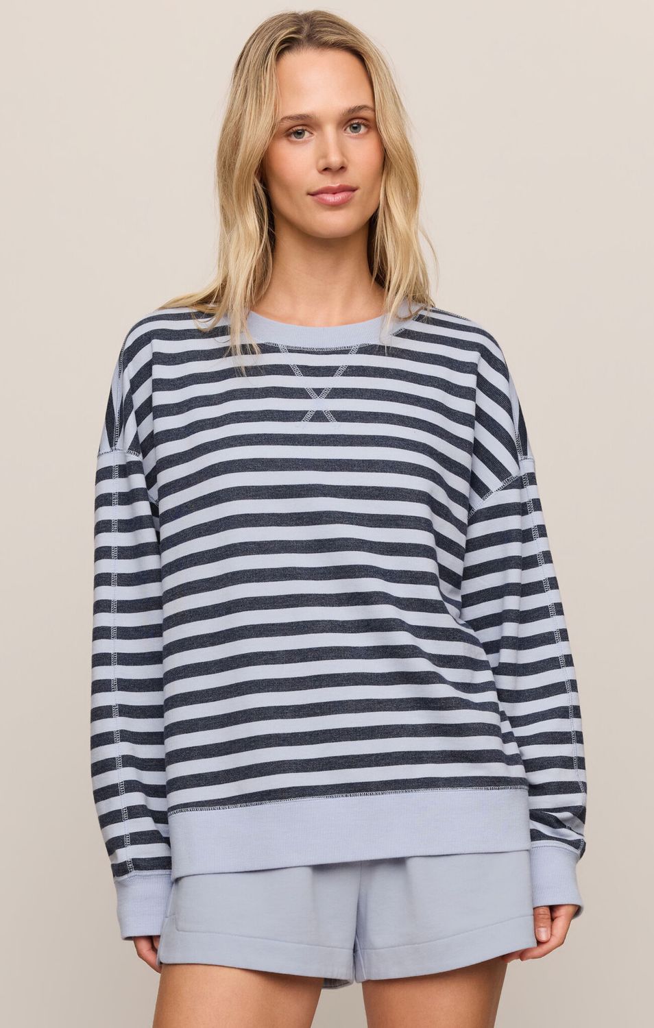 Z Supply Everyday Striped Eclipse Crew