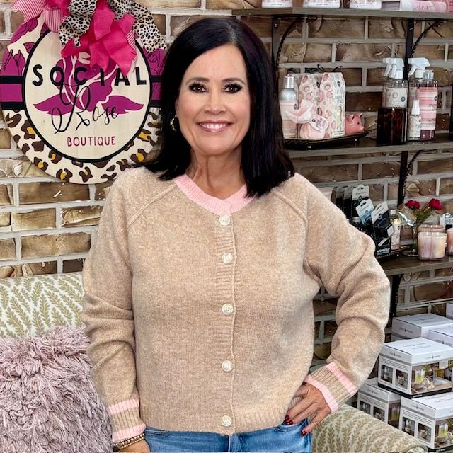 Merci Two Toned Cardigan