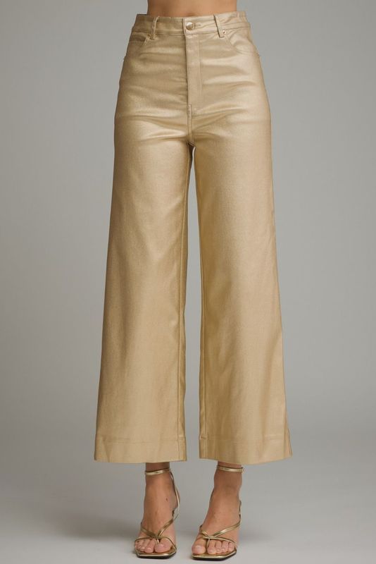 Entro Gold Wide Leg Pant