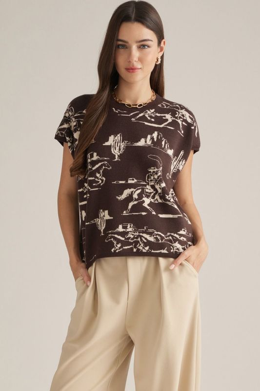 Entro Rodeo Espresso Sweater