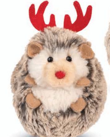 MINI SPUNKY ORNAMENT (RED/CANE/MISTLETOE)