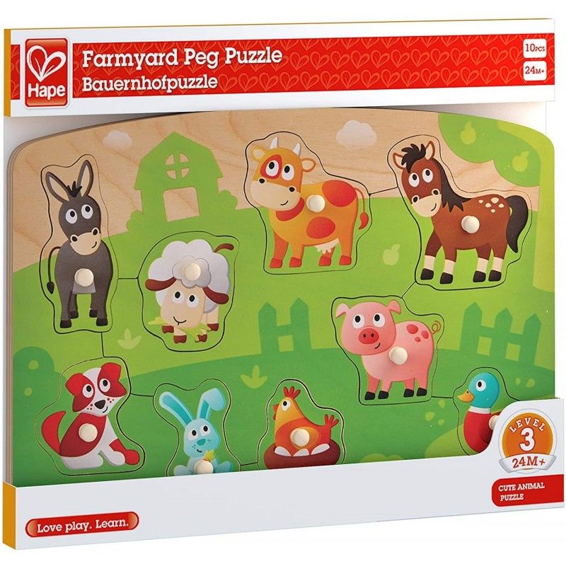 FARMYARD PEG PUZZLE