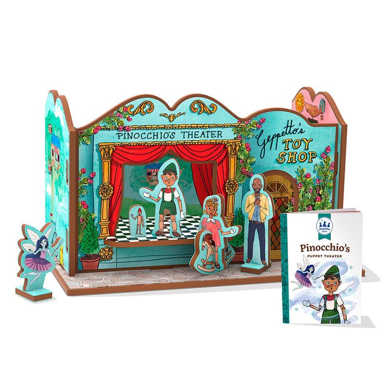 PINOCCHIO&#39;S PUPPET THEATRE STORY PLAYSET