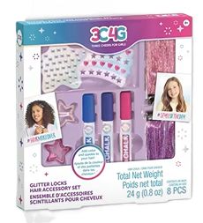 GLITTER LOCKS HAIR ACCESSORY SET