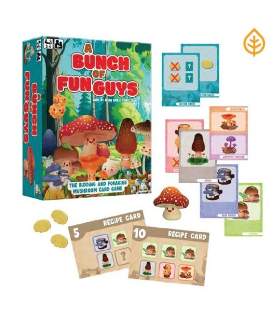 A BUNCH OF FUN GUYS THE FORAGING MUSHROOM CARD GAME