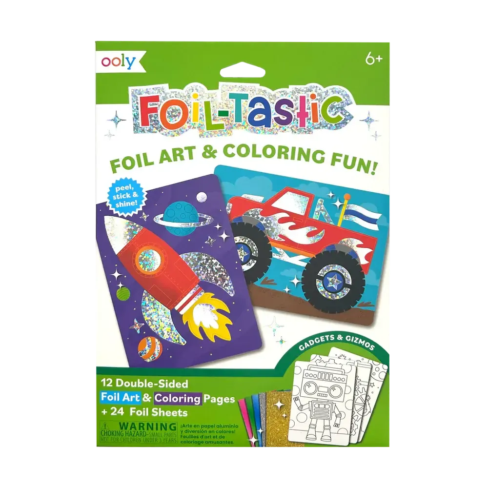 GREEN FOIL ART &amp; COLORING