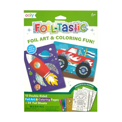 GREEN FOIL ART &amp; COLORING