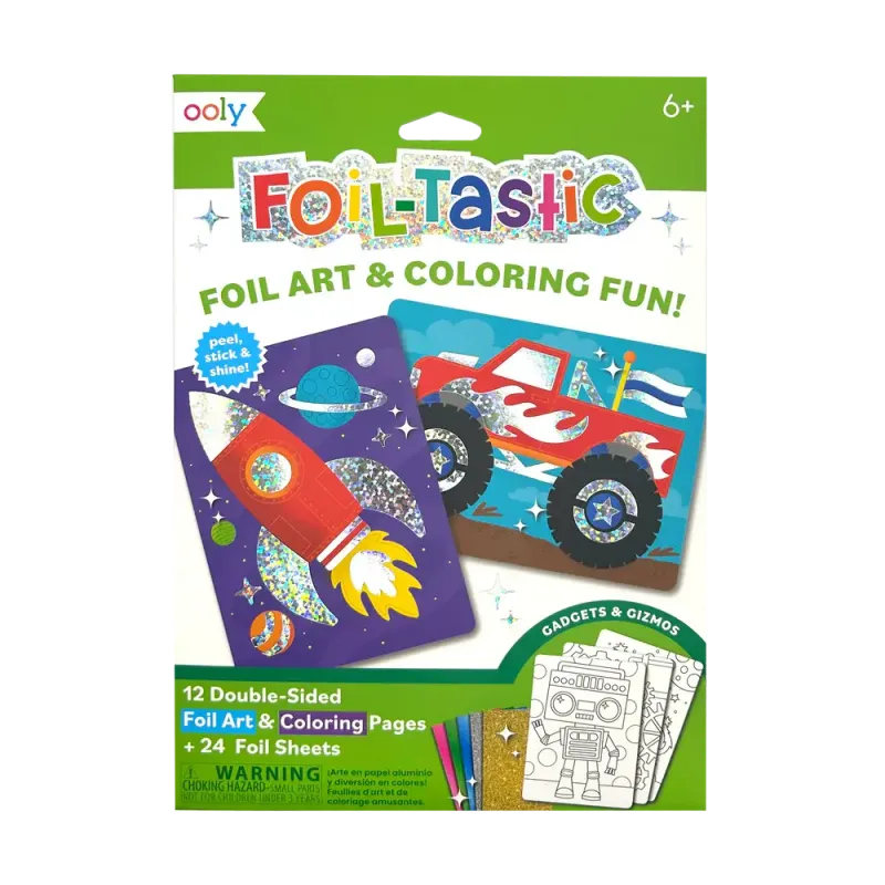 GREEN FOIL ART &amp; COLORING
