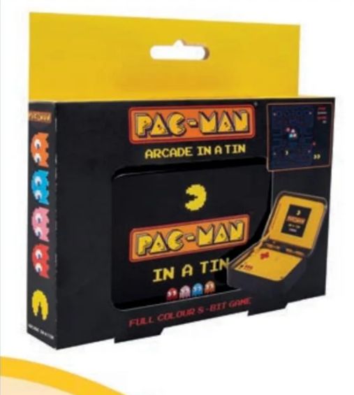 PAC MAN OR TETRIS ARCADE TIN