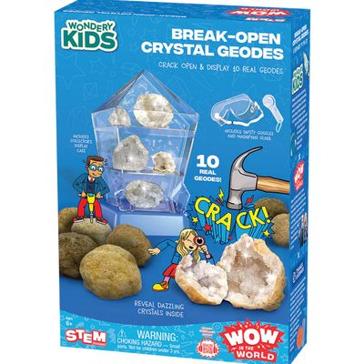 BREAK OPEN CRYSTAL GEODES