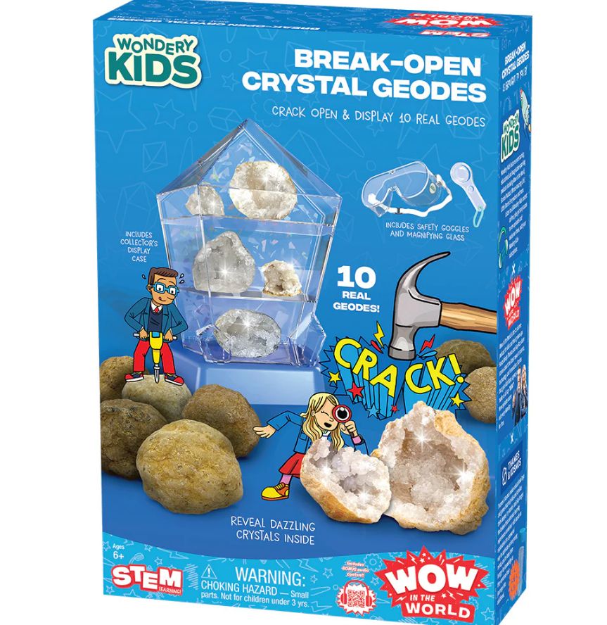 BREAK OPEN CRYSTAL GEODES