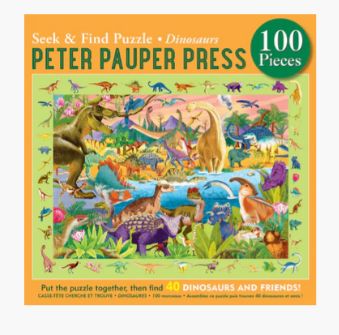 DINOSAURS SEEK &amp; FIND 100 PC