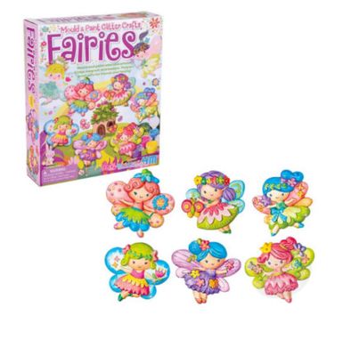 FAIRIES GLITTER MOULD &amp; PAINT