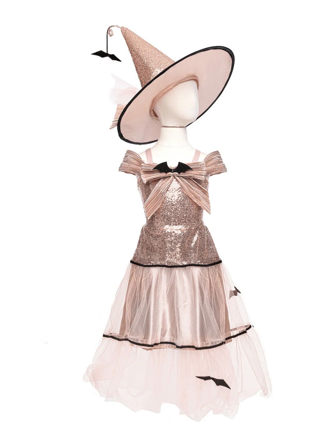 GLAM WITCH DRESS W/ HAT 5-6***