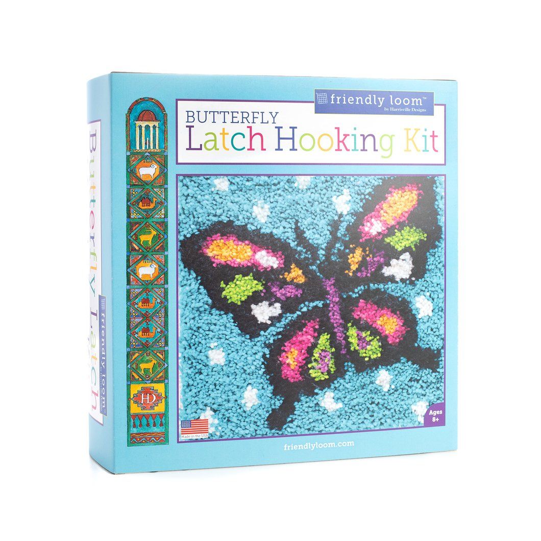 BUTTERFLY LATCH HOOKING