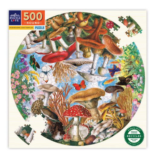 MUSHROOMS &amp; BUTTERFLIES 500 PC