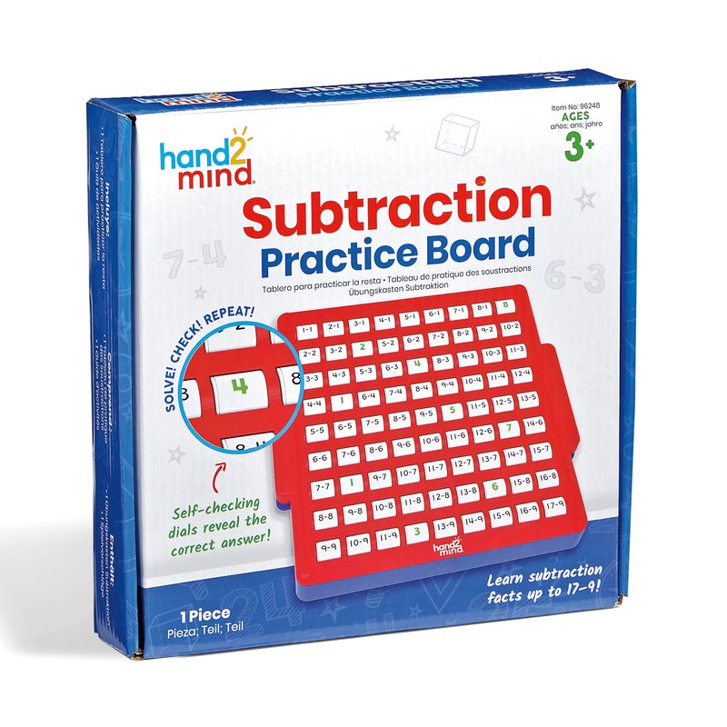 SUBTRACTION PRACTICE BOARD