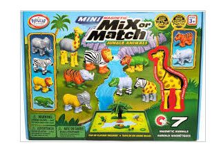 JUNGLE ANIMALS MIX MATCH
