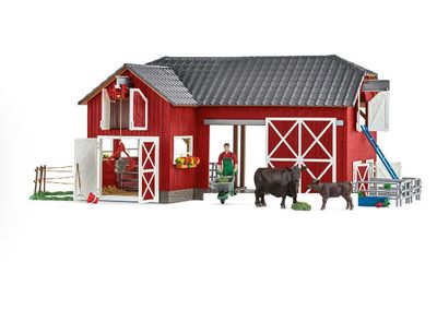 LARGE FARM WITH BLACK ANGUS