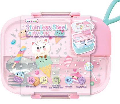 SWEETS STAINLESS STEEL BENTO BOX