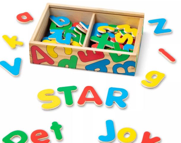 MAGNETIC WOODEN ALPHABET