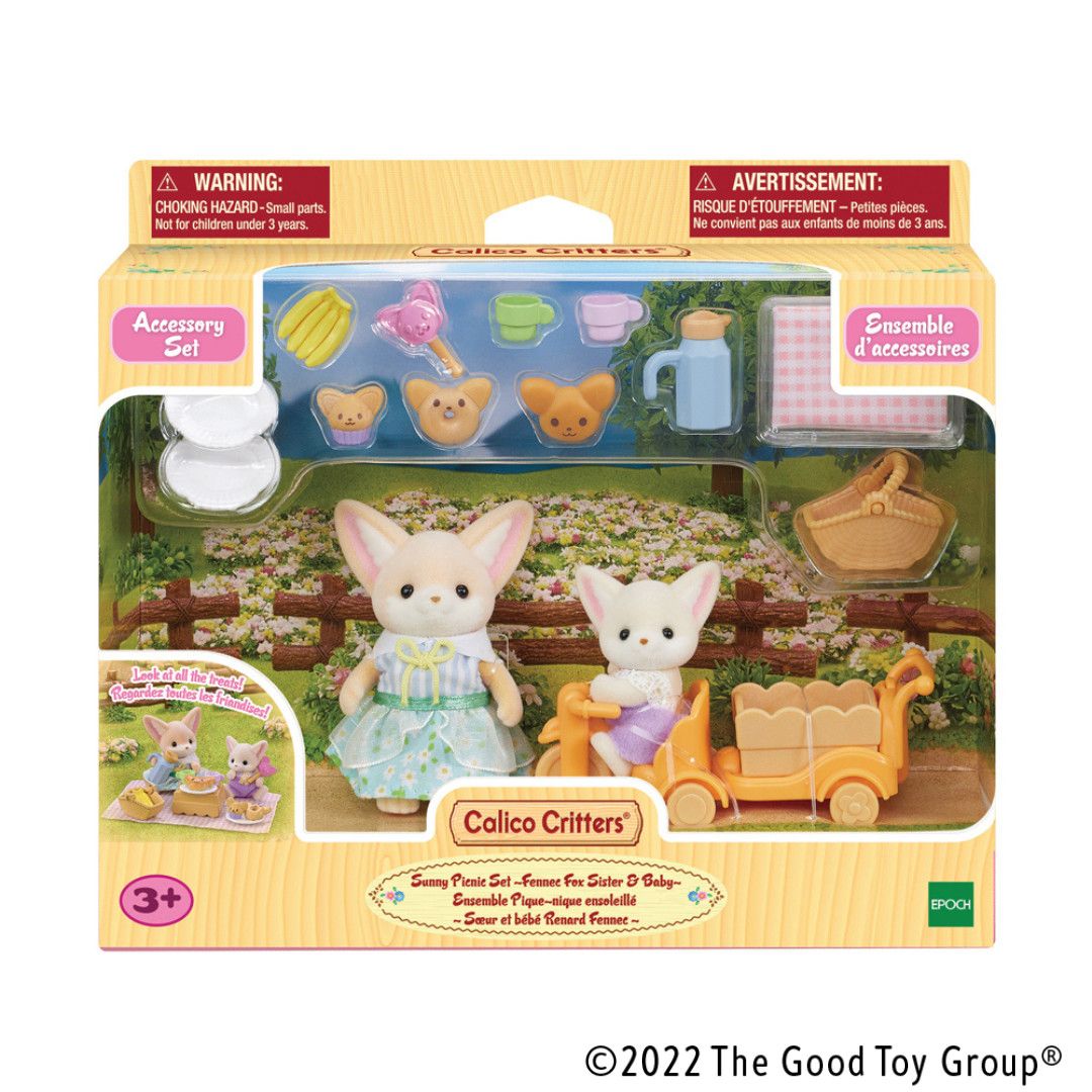SUNNY PICNIC FENNEC FOX SISTER &amp; BABY BROTHER